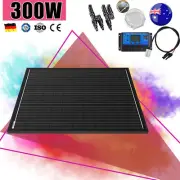 300W 12V Solar Panel Kit Caravan Home Off Gird Battery Charging Power 300 Watt
