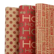 Birthday Wrapping Paper Sheet, Multi Patterns 20 x 28 Inch for Wedding 6 Pcs