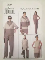 Vogue 9163 Easy Wardrobe Pattern 14-22 Jacket Skirt Pants Career Separates Uncut