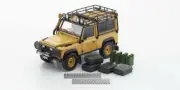 Kyosho Diecast 1/18 - Land Rover Defender 90 (Matte Yellow) KS08901CT