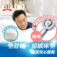 在飛比找森森購物網優惠-寶媽咪【謝祖武推薦】高回彈涼感可水洗雙人床墊 限時買就送三段