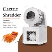Electric Potato Shredder Cutter 3 Sizes Shredding Blade 3/4/6mm Carrot Slicer