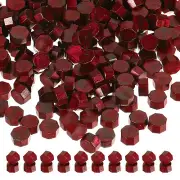 Wax Seal Beads, 720 Pack Sealing Wax Beads Octagon Stamp Beads, Light Red