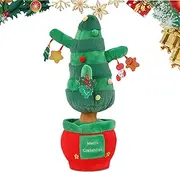 Dancing Plush Toys | Plush Electric Dancing Christmas Doll | Soft Interactive Doll Toys, Multifunctional Christmas Ornaments for Kids Children