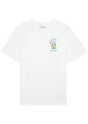 Casablanca Casa Sport Printed Cotton T-shirt - White M