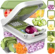 Vegetable Chopper Dicer, Slicer, Onion Chopper w/ Container, Great For Salsa