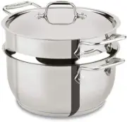 All-Clad Stainless Steel 5 Qt. Covered Multi Pot With Steamer Insert