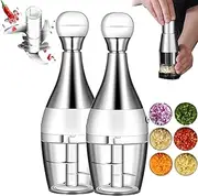 Gourmet S lice Deluxe Cutter,Gourmets lice Deluxe Cutter Garlic Mini,Epic Kitchen Finds - Gourmets lice Deluxe Cutter,Manual Pressed Chopper,Stainless Steel Multifunctional Manual Pressed Chopper (2B)