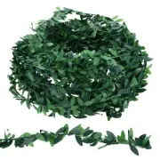 24.6ft Artificial Vines Ivy Greenery Garland Fake Vine Leaf Garland Green
