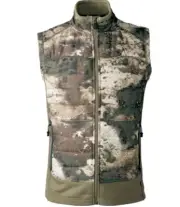Cabela's INSTINCT Men's Hybrid Puff PrimaLoft 100g Hunting Vest O2 Octane Camo