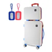 GAP Cabin Hard-Shell Luggage & Mini Beauty Travel Case Set w/ Tag White