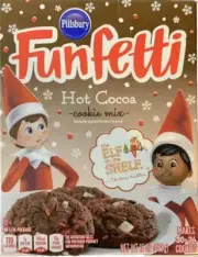 PILLSBURY Funfetti, The Elf On The Shelf Hot Cocoa Cookie Mix​