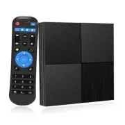 Android TV Box Android 9.0,Smart TV Boxes 2GB Ram 16GB ROM H6 Quad-Core Black