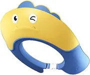 Bath Hat For Babies | Adjustable Dinosaur Shape Soft Shower Hat - Bathing Protection Visor For Kids Ages 6 Months And Up, Head Eye Ear Shampoo Caps