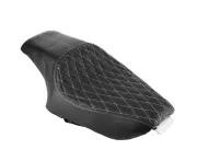 Driver Passenger Two Up Seat Cushion Motorcycle Parts Fit For Xl Iron 883 1200 48Rhombus