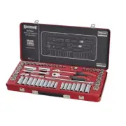 Sidchrome Socket Set 3/8 Drive Metric/AF 56 Pieces SIDSCMT13110