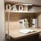 Long Arm Table Lamp Led Flexible, Touch Dimming Desk Lamp For Reading Bedroom