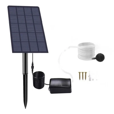 Maximize Oxygen Levels In Your Pond Using A 2 5W Solar Driven Air Pump