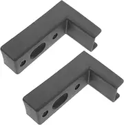 LOORGVEL 2 Pcs Barbell Stand Wall-Mounted Barbell Rod Hook Barbell Socket Barbell Squat Rack Barbell Chassis Barbell Fitness Barbell Base Barbell Shock Absorbing Pad Barbell Pp Black
