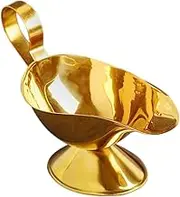 FELTECHELECTR Stainless Steel Sauce Server Gravy Boat Handle for Steak Sauce Condiment Bowl for Dining 304 Food Grade