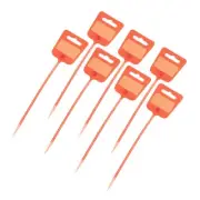 50pcs Marker Cable Zip Ties, 9.8'' Self-Locking Nylon Labels Zip Tie, Red