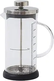Coffee Pots Coffee Maker Stainless Steel Cafetiere Glass Jug Stainless Steel Coffee Plunger Filter Manual/6294 (Color : Clear, Size : 600ml)