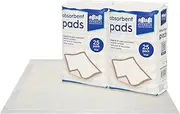 Harbour Housewares Disposable Incontinence Bed Pads - 60cm x 60cm - 50x Large Waterproof High Absorbency Underpads Mattress Protector Overnight Bed Wetting Sheets Incontinence Pads