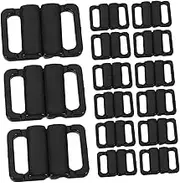 Angoily 100pcs Plastic Swimwear Clasp Fasteners Versatile Hooks for Bras Bikini Straps Lightweight Discreet Design for Sewing Projects for Swimwear