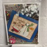 IT'S SEW EMMA "SNOWBALLS FOR SALE" COUNTED Christmas Cross Stitch Chart NIP!
