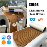 Teak Brown EVA Foam Boat Flooring Sheet Marine Decking Carpet for Kayak Yacht