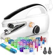 User-Friendly Cordless Handheld Sewing Machine for Beginners, Compact Mini Sewing Machine with Complete Accessories Kit, Portable Sewing Machines Are A Must-Have for Home DIY