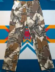 NWT Cabela's Predator Deception Cargo Camo Hunting Pants 34x33 Vintage NEW