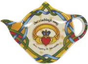 Claddagh Teabag Holder Irish Weave