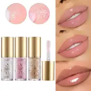 Glitter Lip Gloss Mirror Liquid Lipstick Sparkling Lip Plumping Gloss Lip Oil