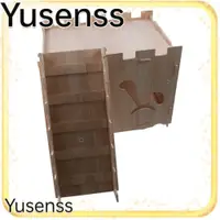 在飛比找蝦皮購物優惠-Yusens 兔子城堡,可拆卸劇場木製兔子藏身處兔子屋,坡道