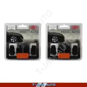 SAAS Wheel Nuts Bulge 12x1.5 Blk 35mm 2x5PK for Lexus SC430 2001+