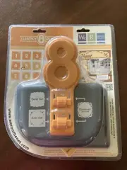 We R Memory Keepers Lucky 8 Border Punch 3 Punches In 1 Orange MPN #71121-6 NIP