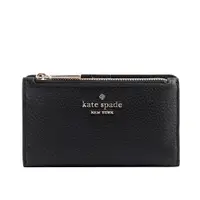 在飛比找誠品線上優惠-【Kate Spade】Leila 荔枝皮革暗釦對開零錢包/