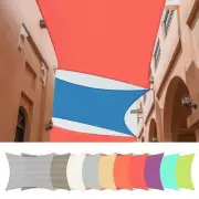 10x8Ft/13x7Ft/13x10Ft 97% UV Block Rectangle Sun Shade Sail Canopy Outdoor Pool