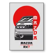 Japan Sport Car Wall Art Poster Modern Canvas Printing Room Home Decor 40x60cm L