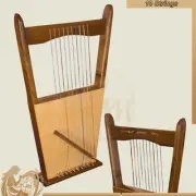 New Kinnor Harp 10 Strings King David Harp Opens in a new window or Davidic Harp