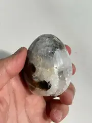 Druzy Agate Crystal Egg Natural Crystal AG043