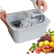 Fruits | Rotating Fruit Washing Machine | Large Capacity Vegetable Drainer Basket Cleaning Fruit for Washing Fruits and Vegetables