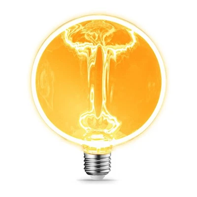 Decorative Light Bulb Unique Globe Bulb 40 Watt Equivalent, Dimmable Spiral F...