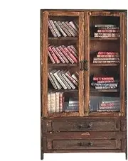 Miniature Book Boxes Display Case Cabinet, Miniature Furniture Books Shaking Bookshelf Toy for Living Room Desk Ornament,Handmade Small Bookshelf Craft,(Bookshelf + Books)