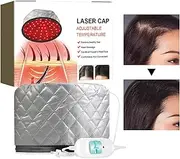 Hair Steamer for Conditioning - Adjustable Thermal Hat With 2 Mode Caps for Natural Hair - Portable Heat Spa