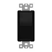 4-Way Decorator Paddle Rocker Light Switch, Clamp down Wiring, Gloss Finish, Gro