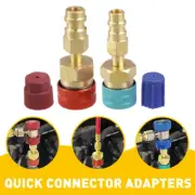 A/C R1234YF Quick Coupler Connector Adapters Manifold AC Gauge Auto Set High/Low (for: Honda Civic)