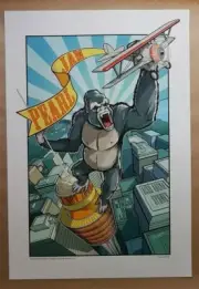 PEARL JAM KINGS OF LEON SYDNEY AUSTRALIA 2006 CONCERT POSTER ART JOE WHYTE