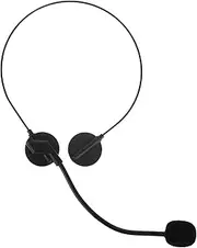 Fake Head Microphone Headset Costume for Girls Masquerade Headset Toy Versatile Costume Props